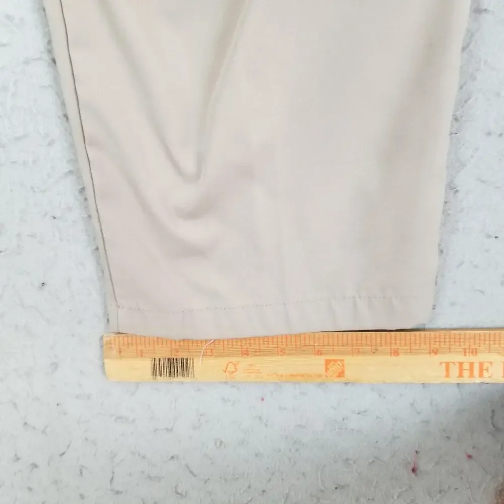 Greg‎ Norman Attack Life Pants Mens 36x30 Beige Khaki Golf Performance Polyester